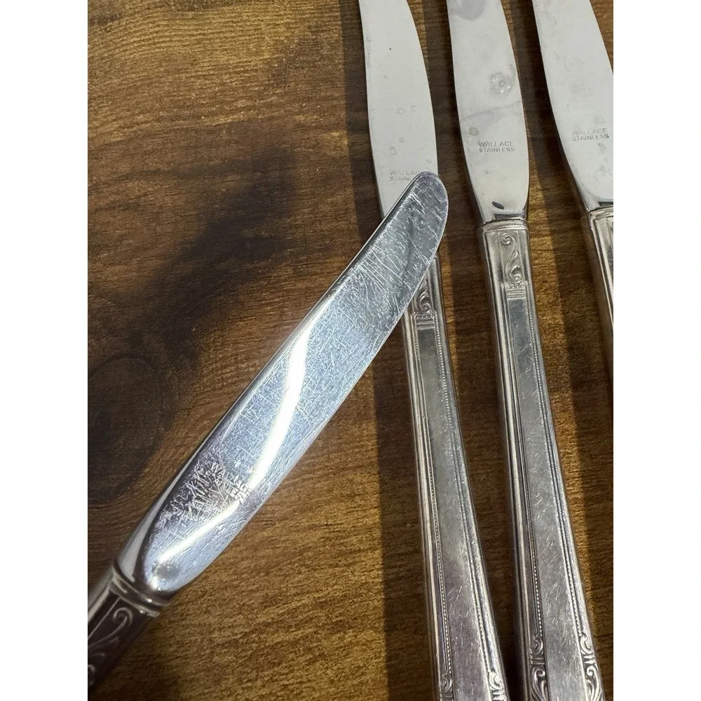 Vintage Wallace Harmony House Stainless Knives Lot 4 Knife 8